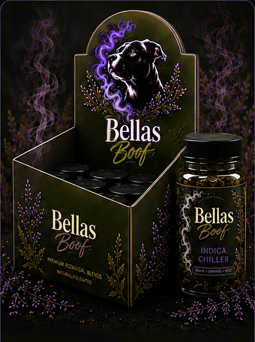 Indica Chiller — Relax · Unwind · Rest — Bellas Boof botanical blend