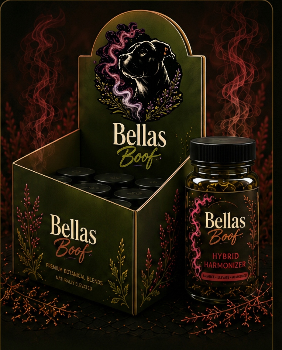 Hybrid Harmonizer — Balance · Elevate · Harmonize — Bellas Boof botanical blend